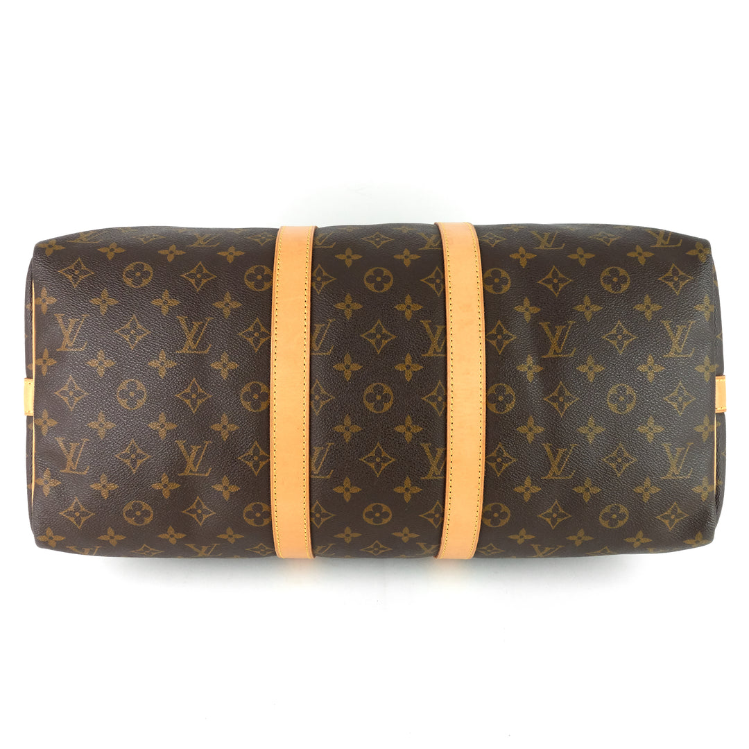 keepall 45 bandouliere monogram canvas bag