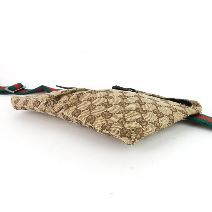 monogram canvas belt bag