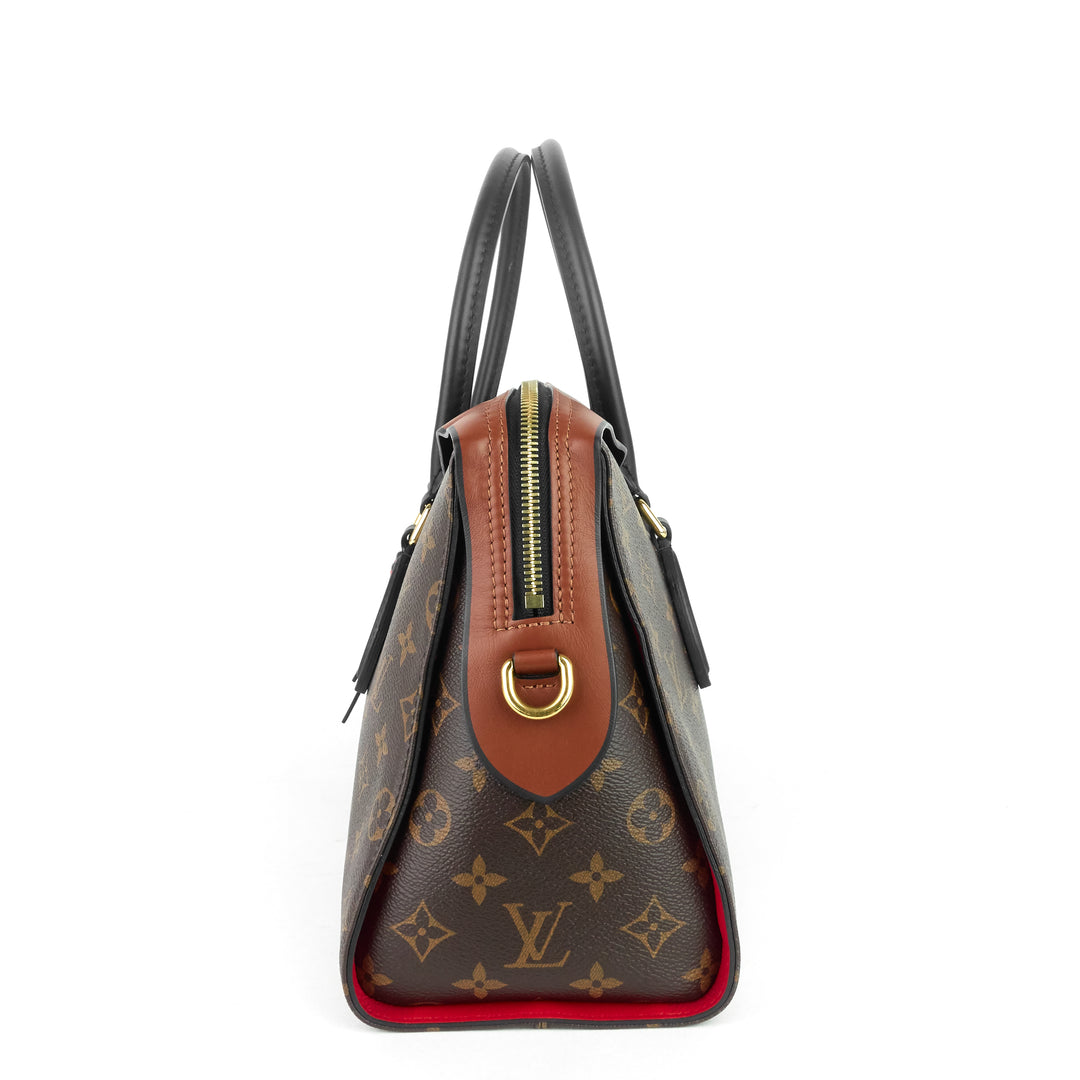 tuileries monogram canvas top handle tote bag