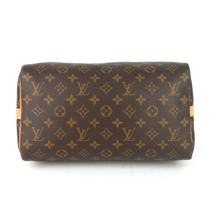 speedy 30 bandouliere monogram canvas bag