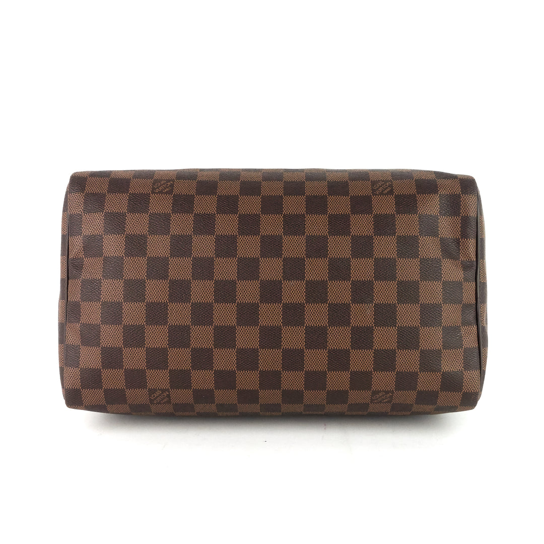 speedy 30 damier ebene canvas bag