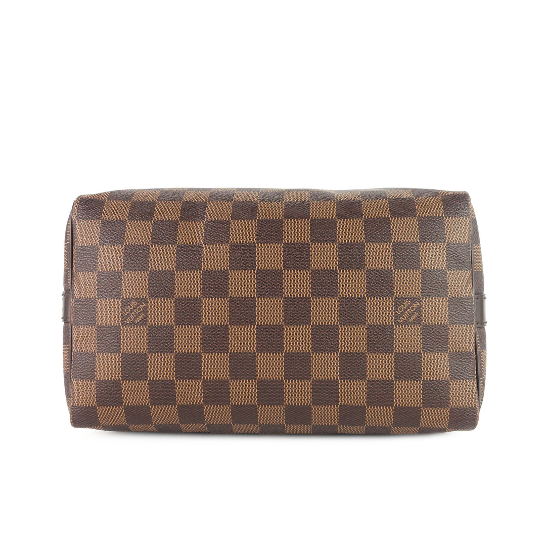 speedy bandoulière 25 damier ebene canvas bag
