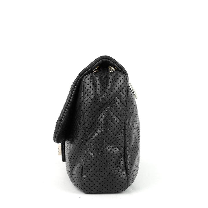 perforated reissue lambskin flap bag