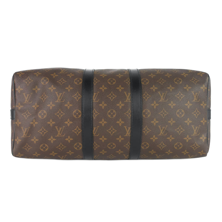keepall 45 bandoulière macassar monogram canvas bag