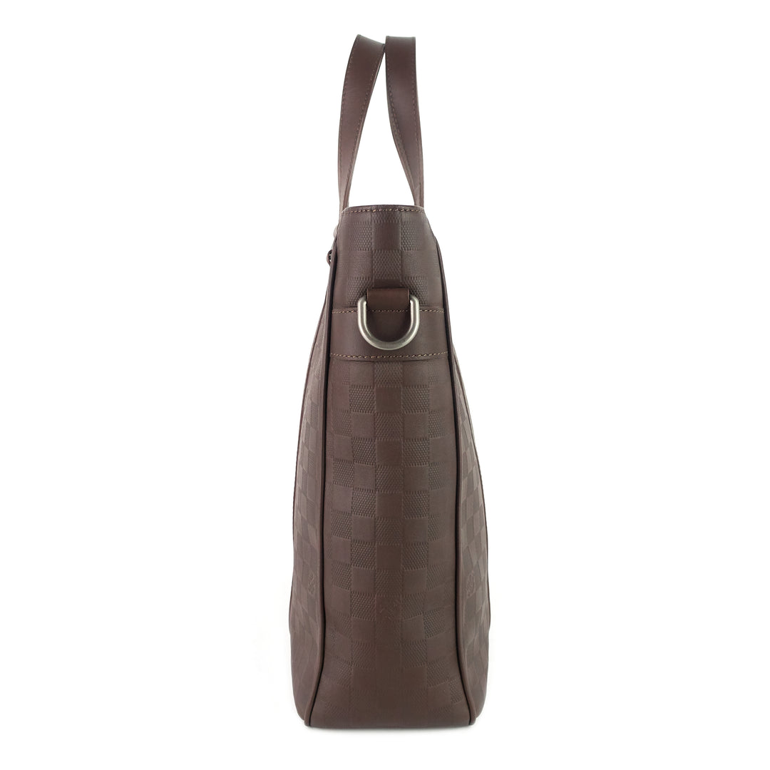 tadao damier infini leather bag
