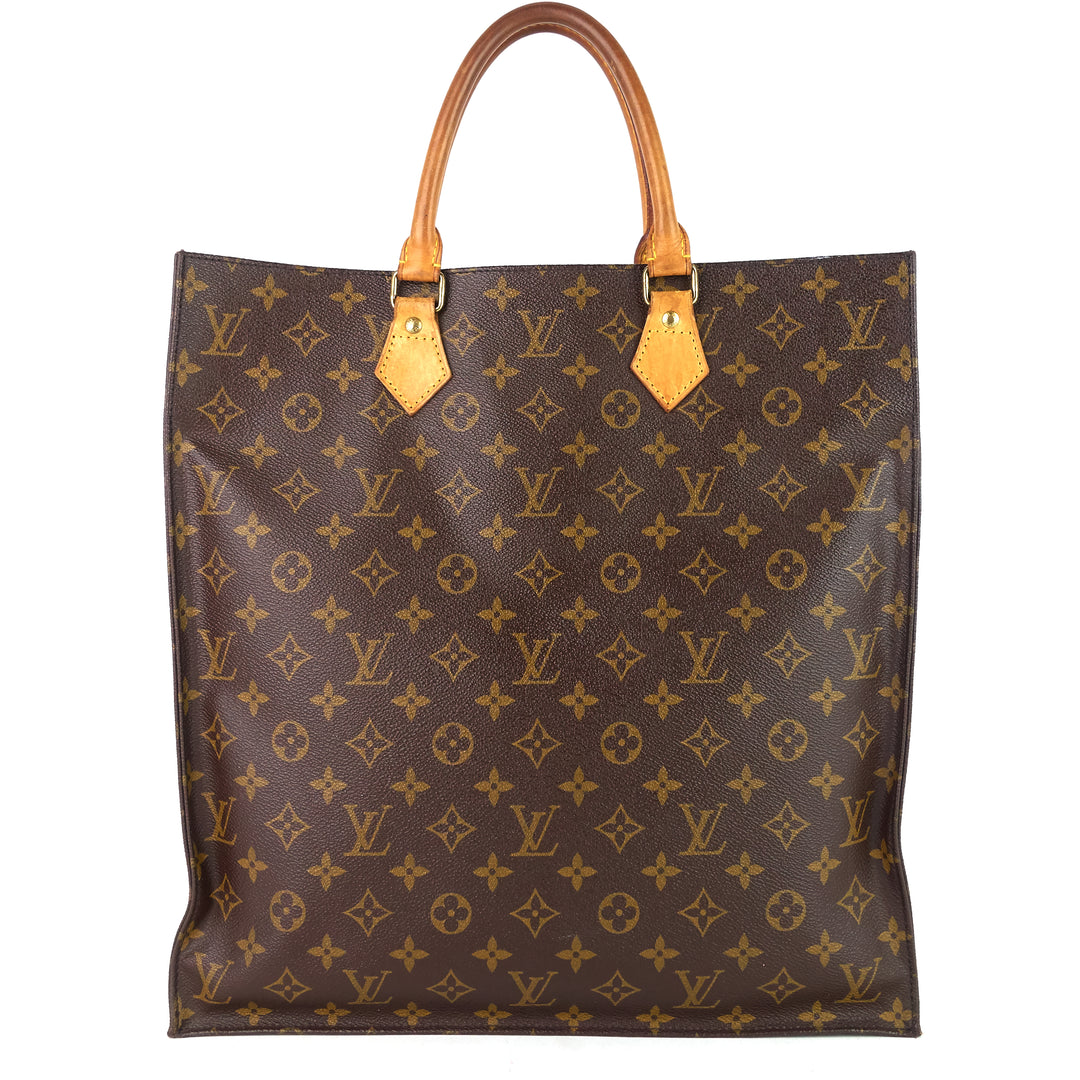 sac plat gm monogram canvas handbag