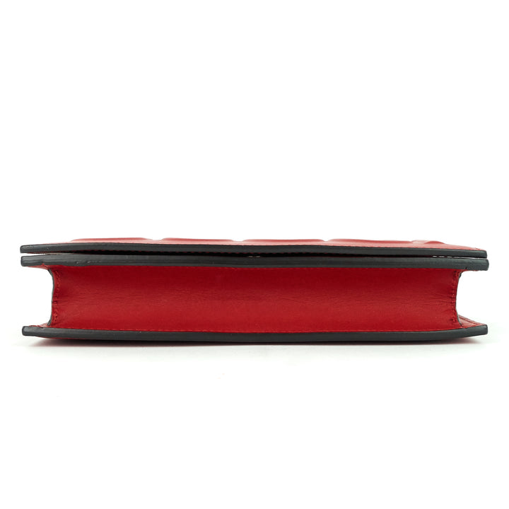 xl calf leather wallet on chain