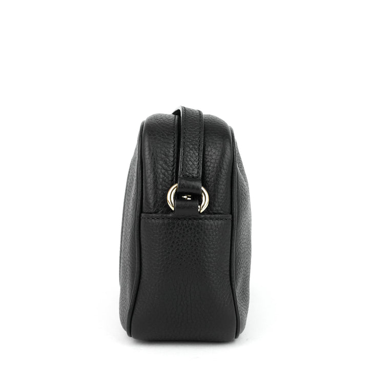 soho disco pebbled leather crossbody bag