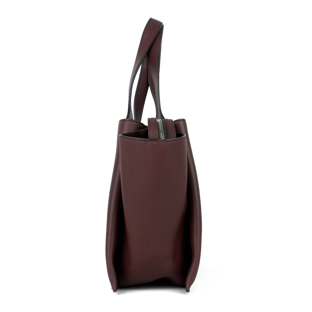 tri-fold medium calf leather bag