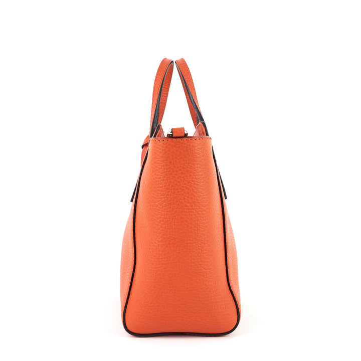swing small textured calfskin tote bag