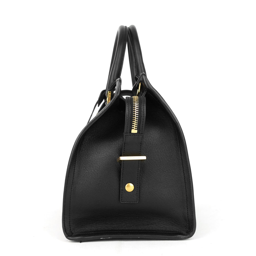 cabas small calfskin leather bag