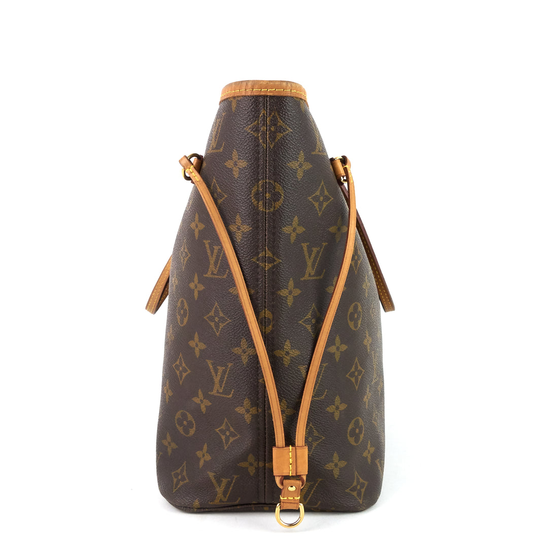 neverfull mm monogram canvas tote bag