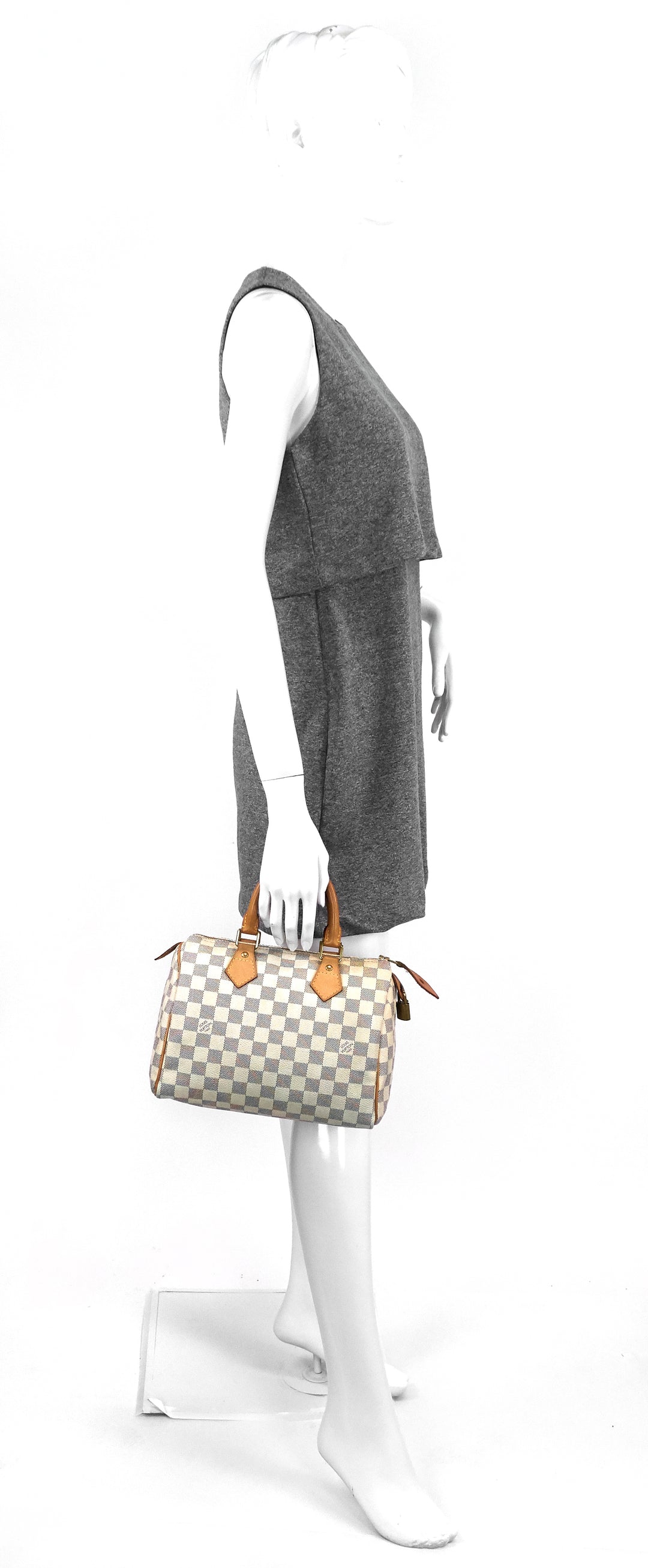 speedy 25 damier azur canvas bag