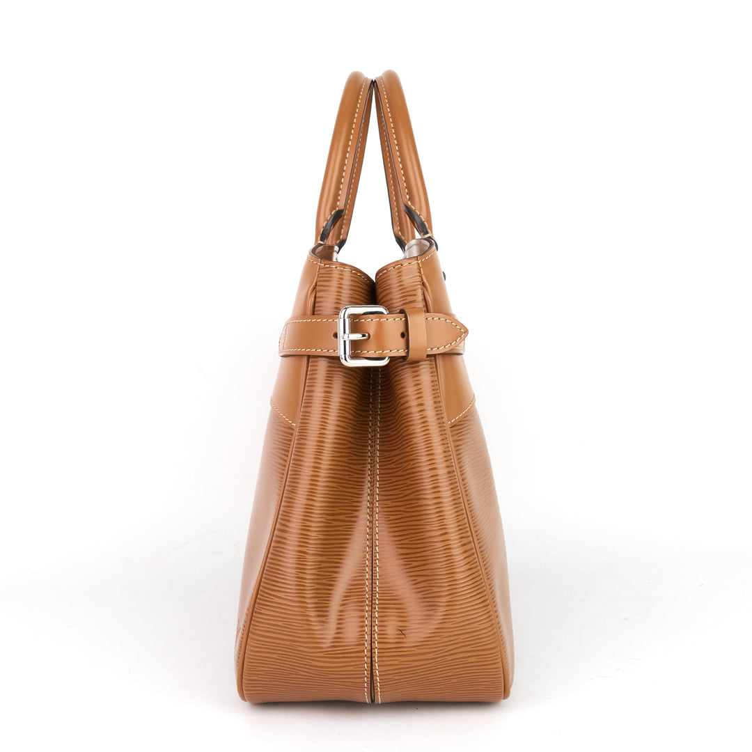 passy pm cannelle epi leather handbag