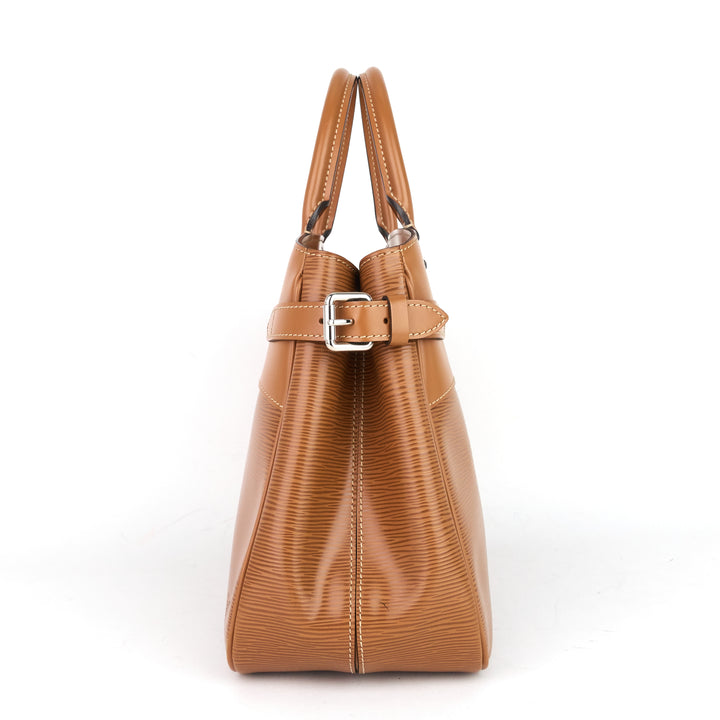 passy pm cannelle epi leather handbag