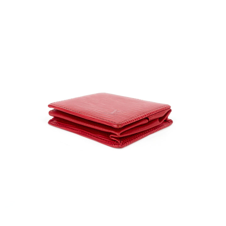 square epi leather coin pouch
