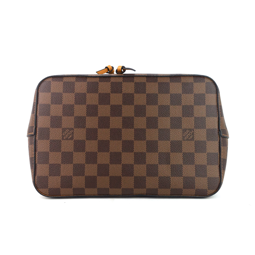 néonoé saffron damier ebene canvas bag