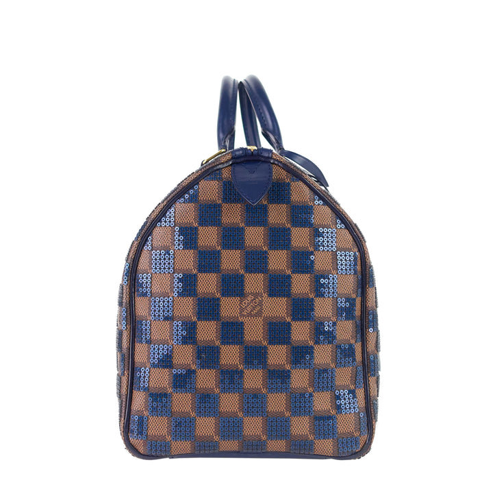 Speedy 30 Damier Paillettes Canvas Bag