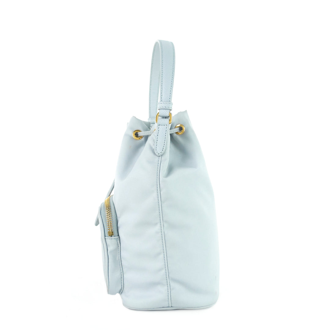 duet tessuto re-nylon bucket bag