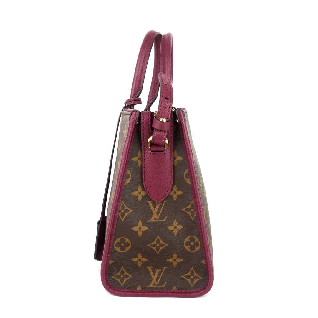 popincourt pm monogram canvas raisin tote bag