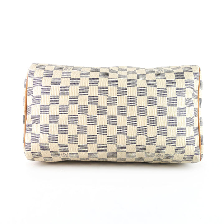 speedy 30 damier azur canvas handbag