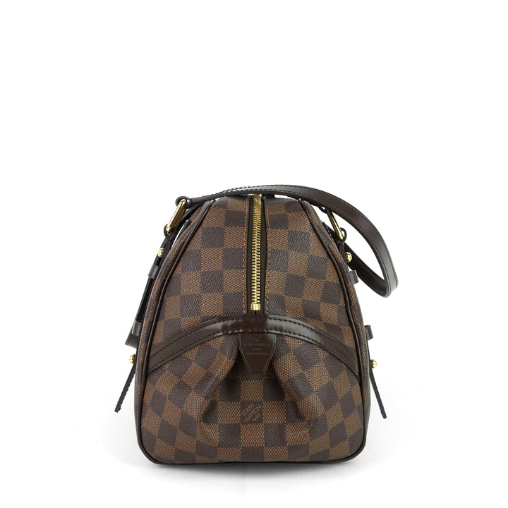 rivington gm damier ebene canvas bag
