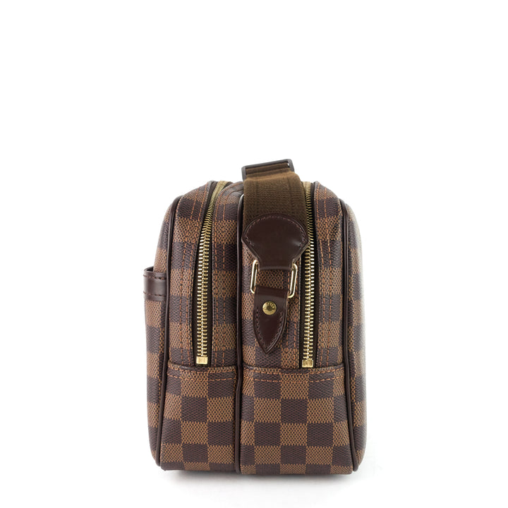 reporter pm damier ebene canvas messenger bag