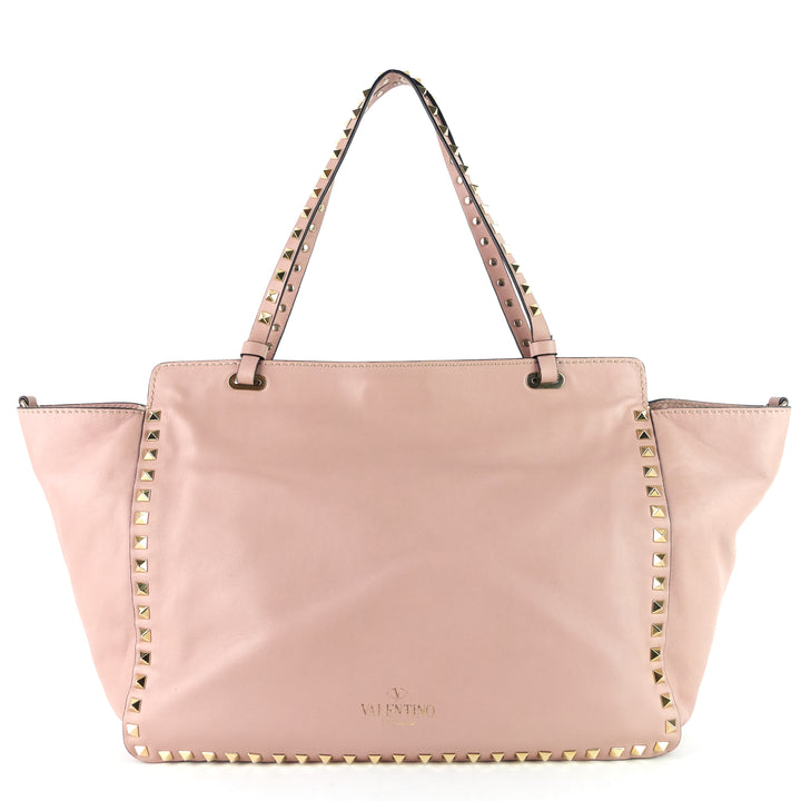 rockstud medium poudre calfskin bag