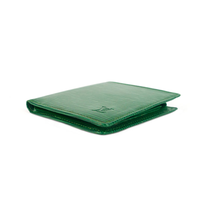 marco green epi leather wallet