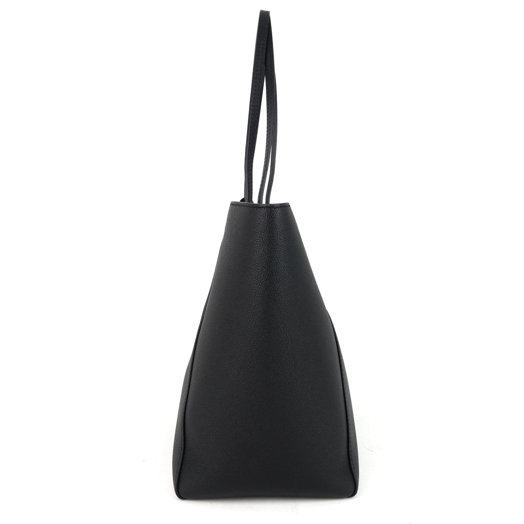 lockme cabas calf leather tote bag