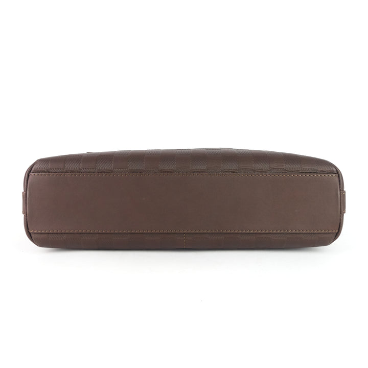 calypso mm damier infini leather bag