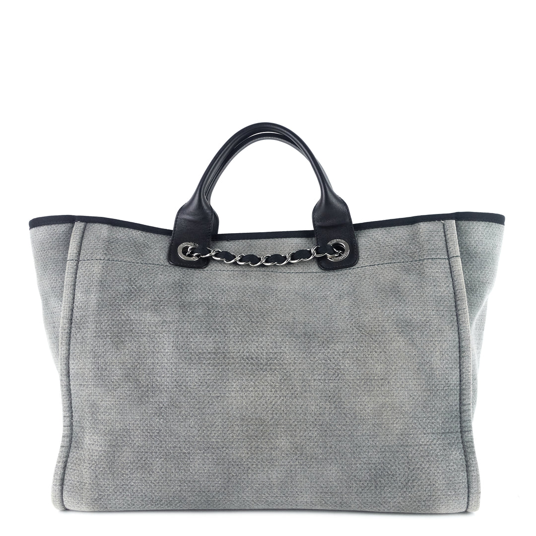 deauville medium canvas shopping tote bag