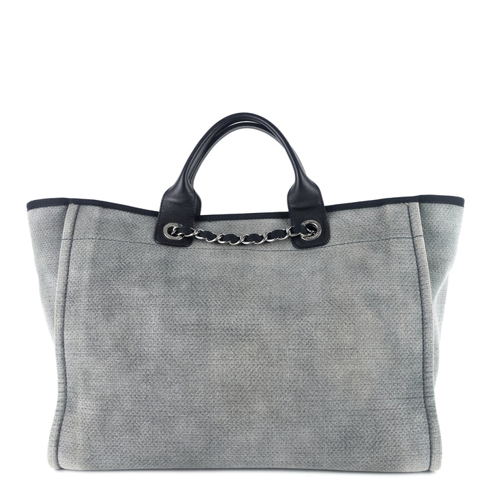 deauville medium canvas shopping tote bag