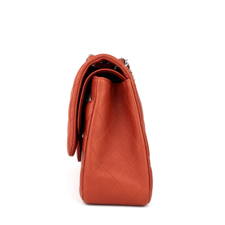 classic double flap jumbo caviar leather bag