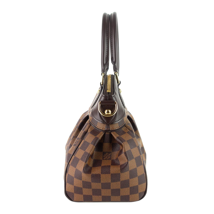 trevi pm damier ebene canvas bag