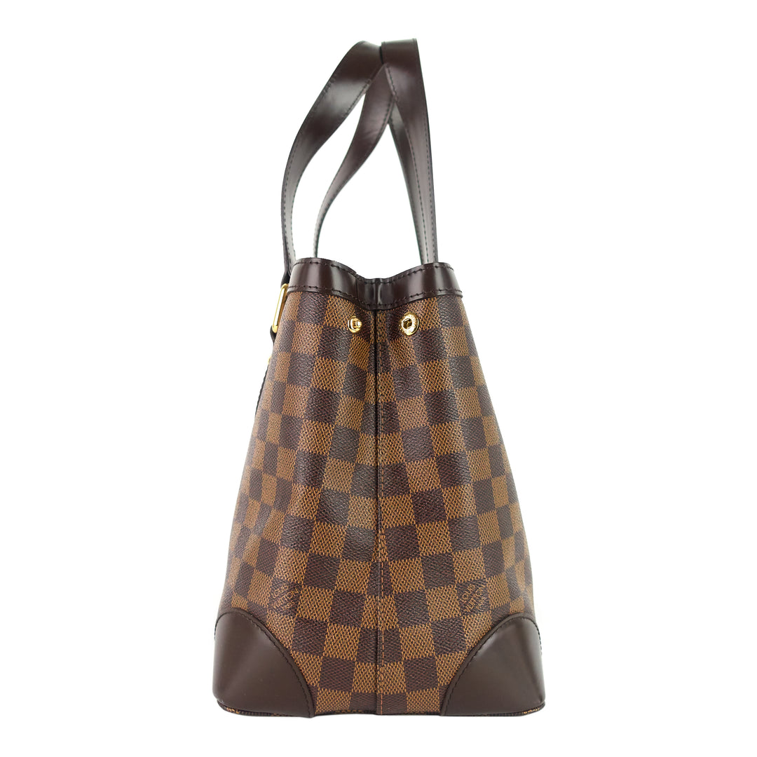 hampstead pm damier ebene canvas bag