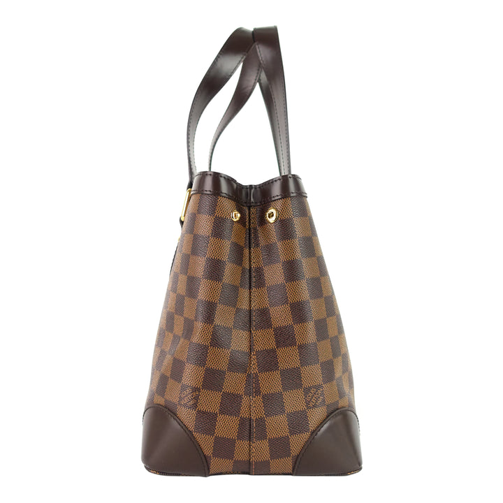 hampstead pm damier ebene canvas bag