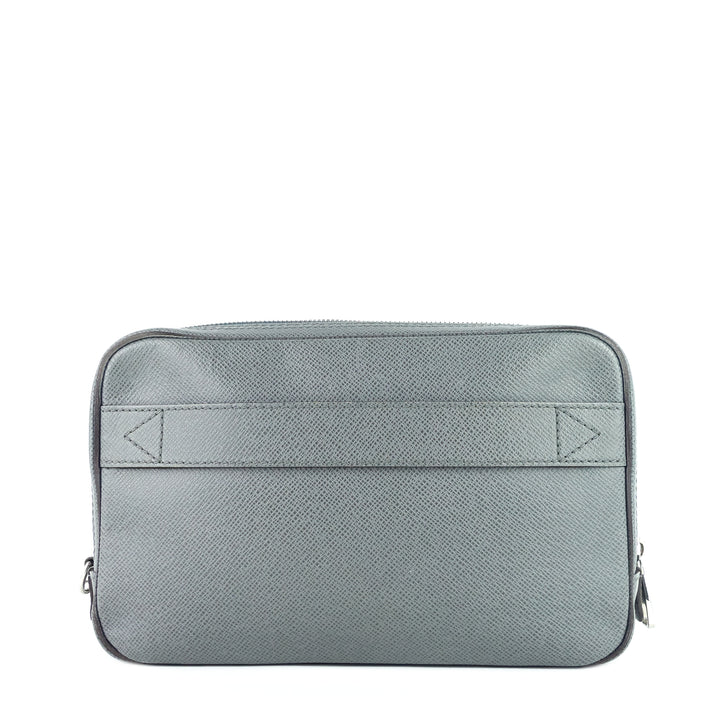 pavel taiga leather clutch bag