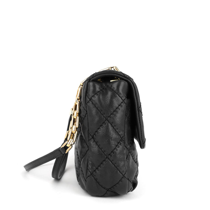 retro chain medium calfskin flap bag