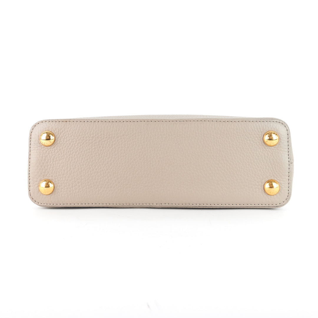 capucines bb taurillon leather bag