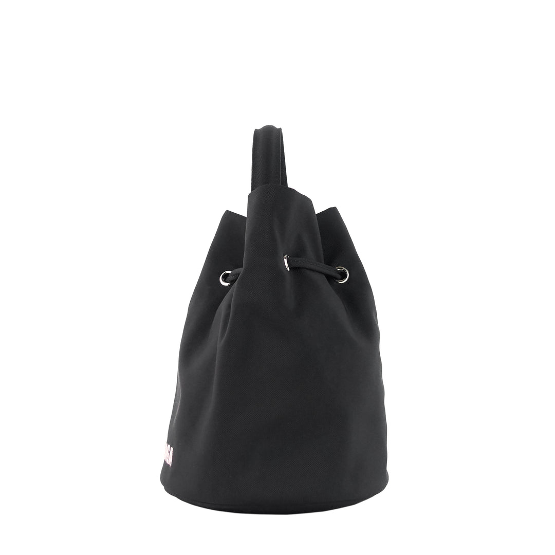 wheel xs nylon drawstring bucket bag