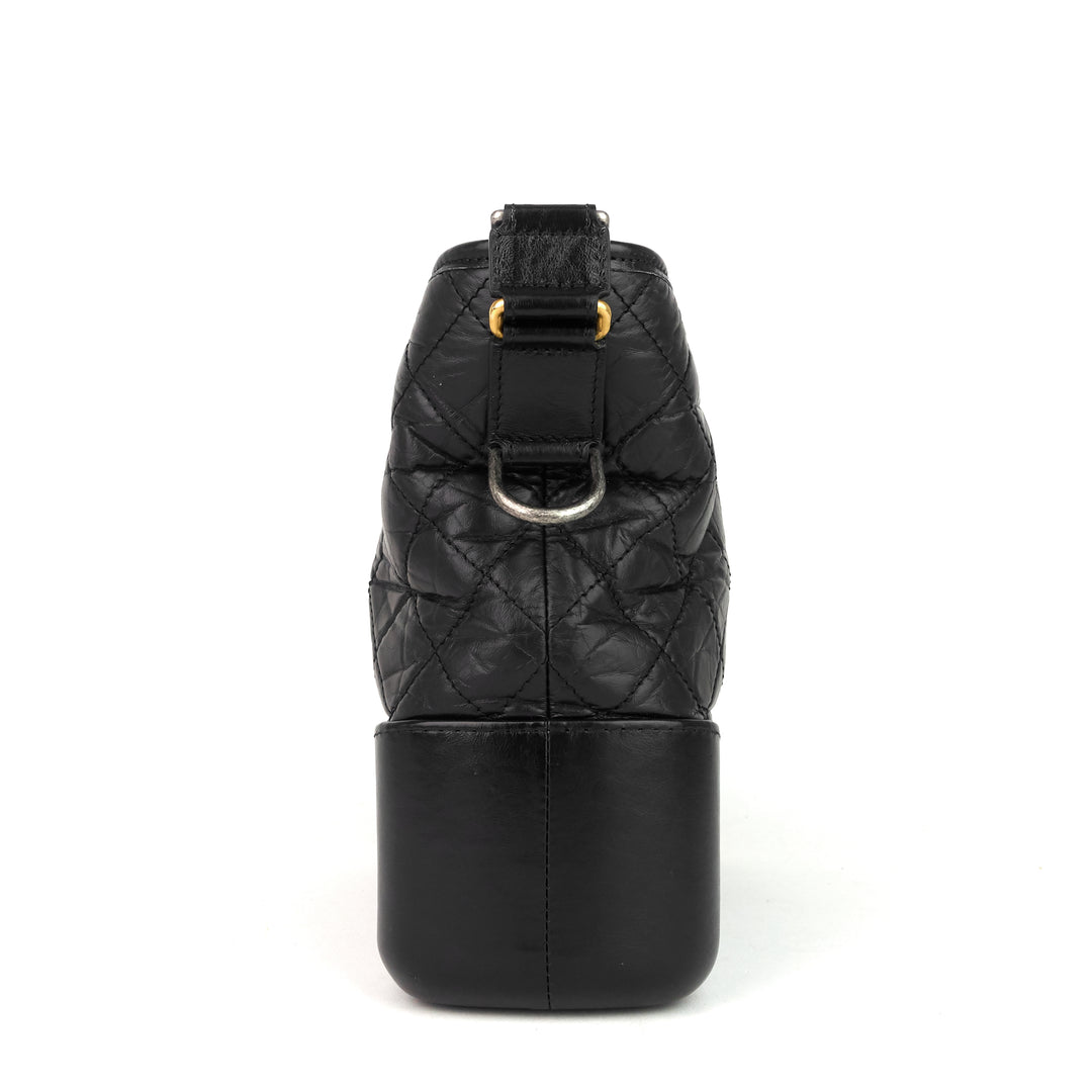gabrielle calf leather medium hobo bag