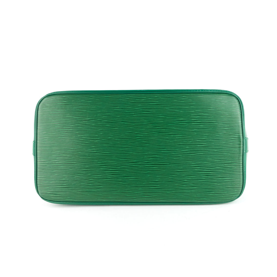 alma pm epi leather handbag