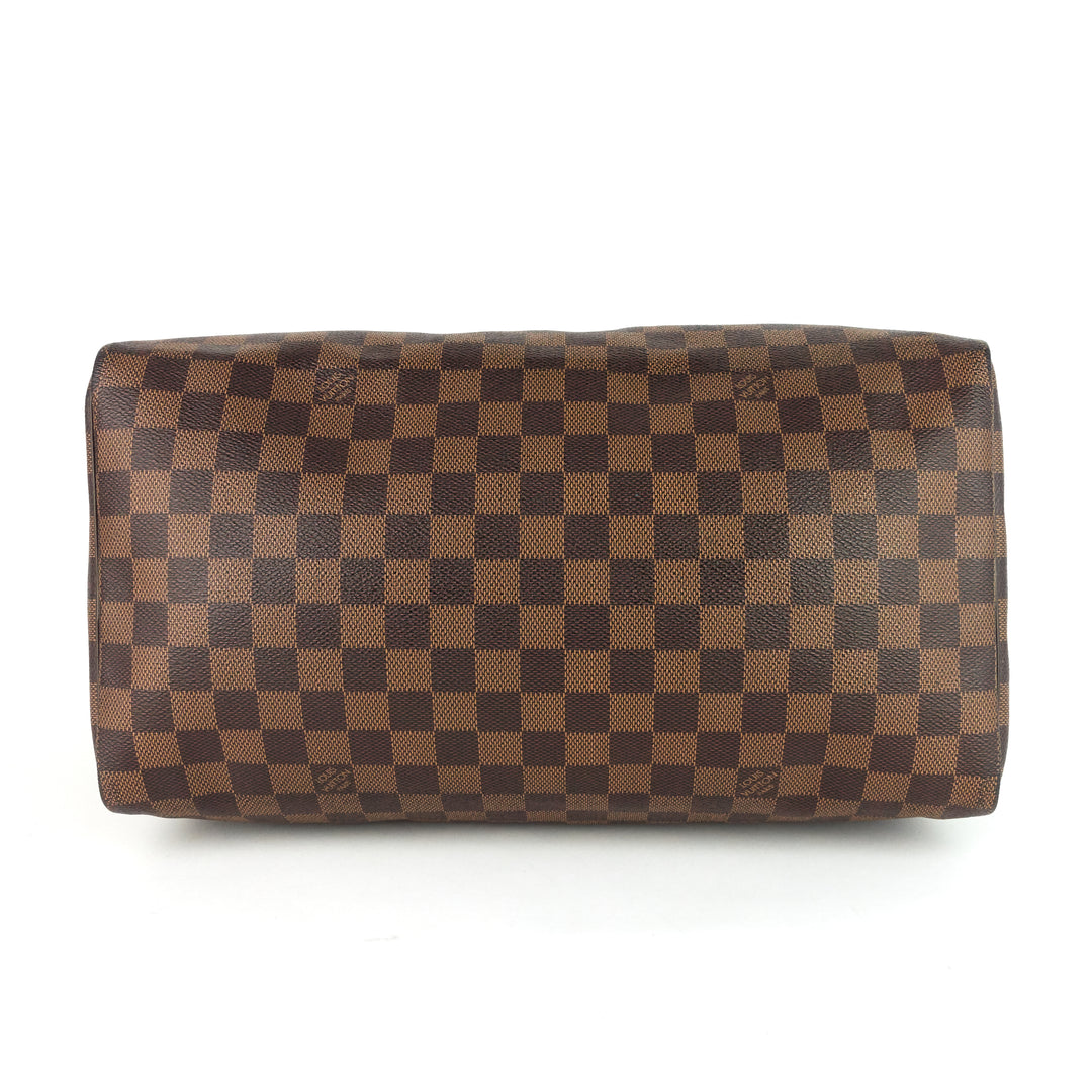 speedy 35 damier ebene canvas bag
