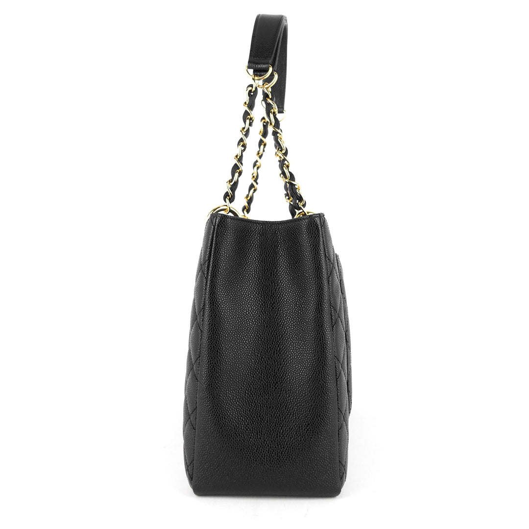 grand shopping tote gst caviar bag