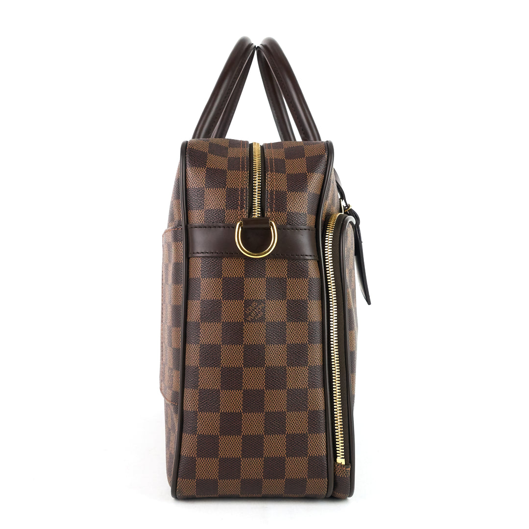 icare damier ebene canvas computer bag