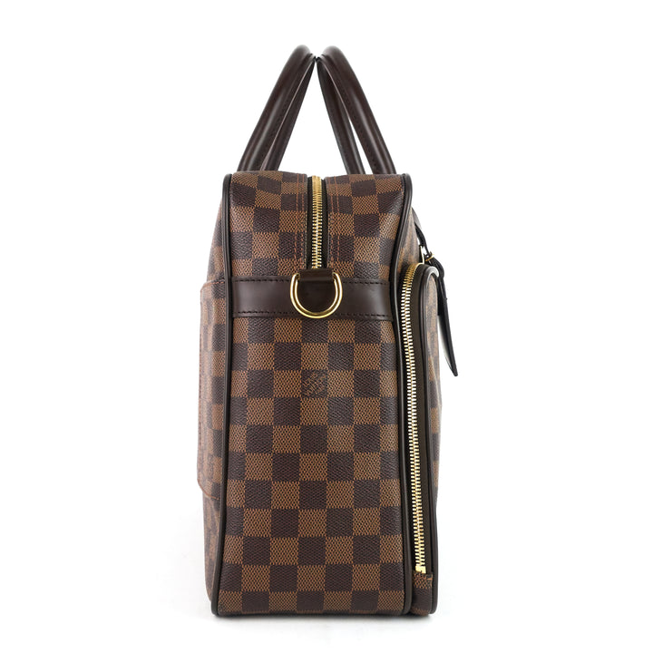 icare damier ebene canvas computer bag