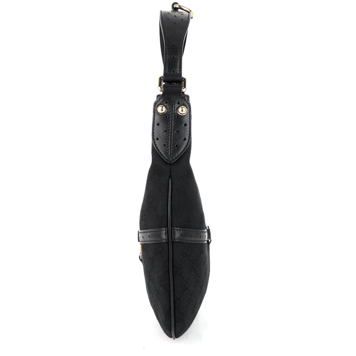 web reins gg canvas hobo bag