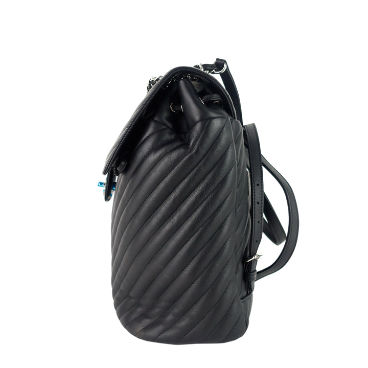 urban spirit large chevron calfskin backpack bag