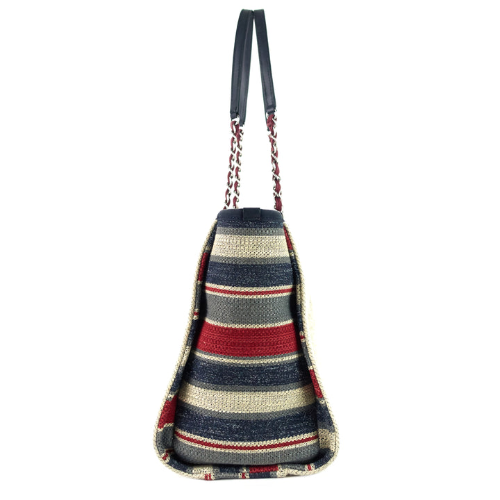 deauville small canvas shopping tote bag